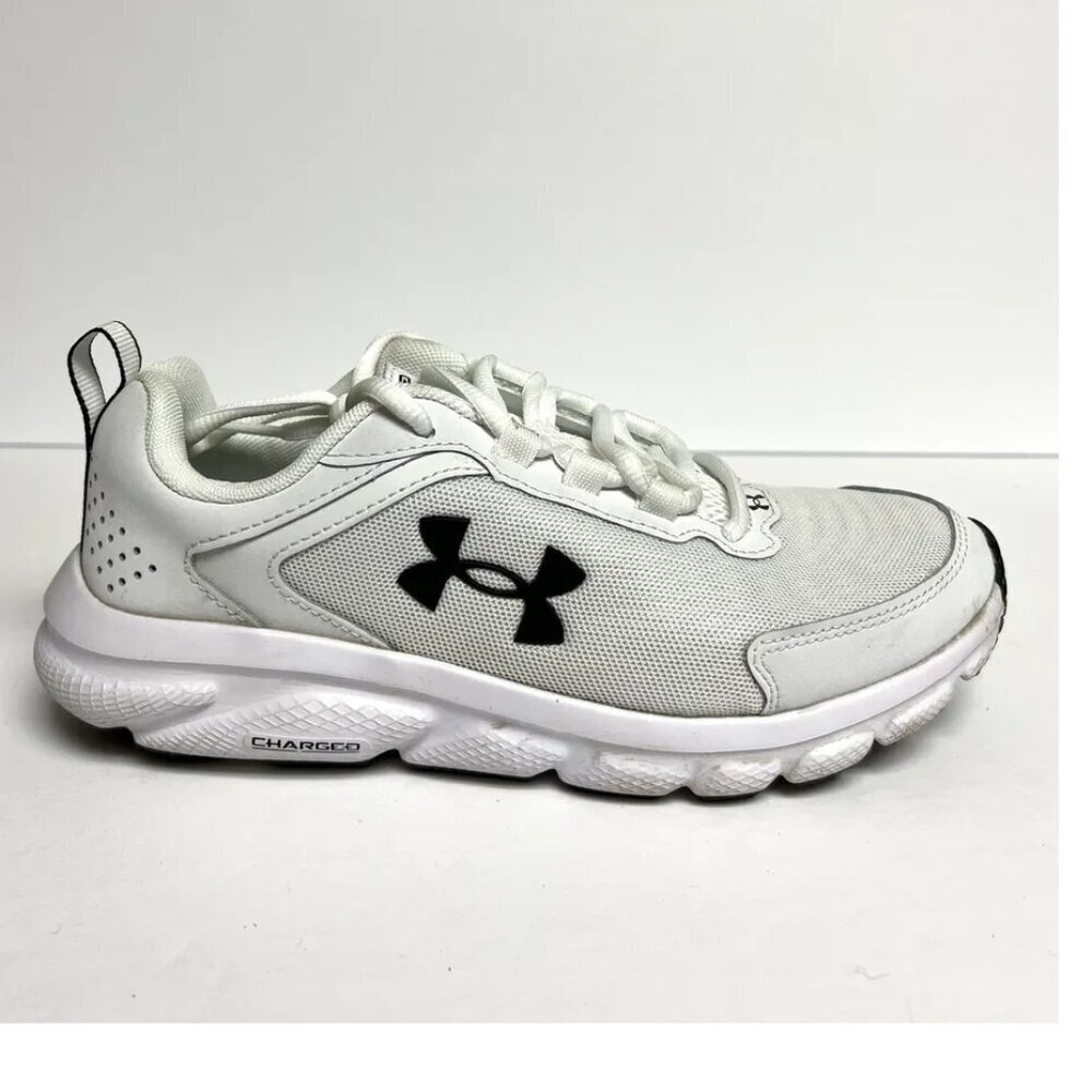 Under Armour Womens Charged Assert 9 Sneaker White 7.5 M